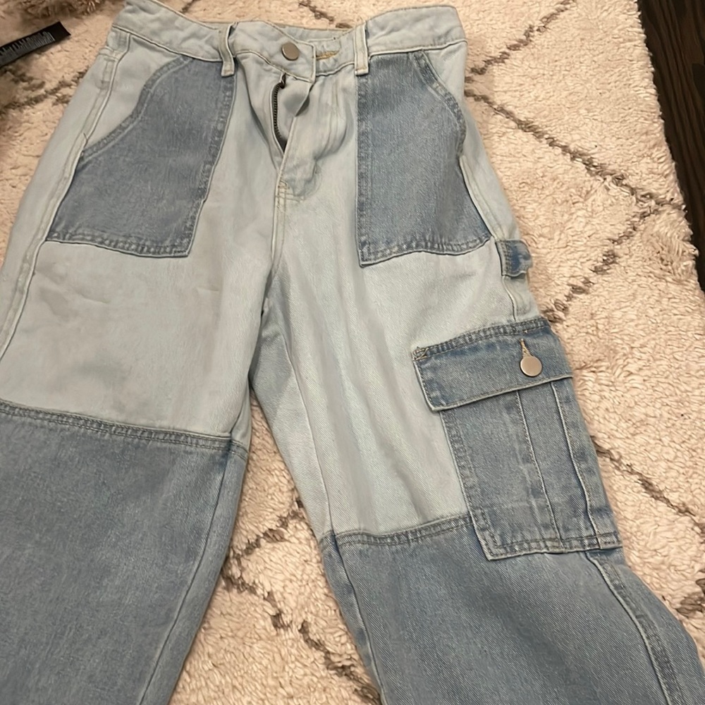 shein patch jeans
